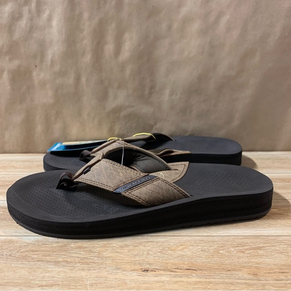 New! Cobian ARV 2 Sandals Flip Flops Thongs Men 9 Brown Java Beach Surf - Picture 4 of 10